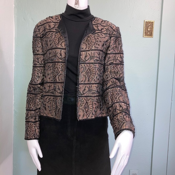 Beaded Dress Jacket S - Picture 5 of 7